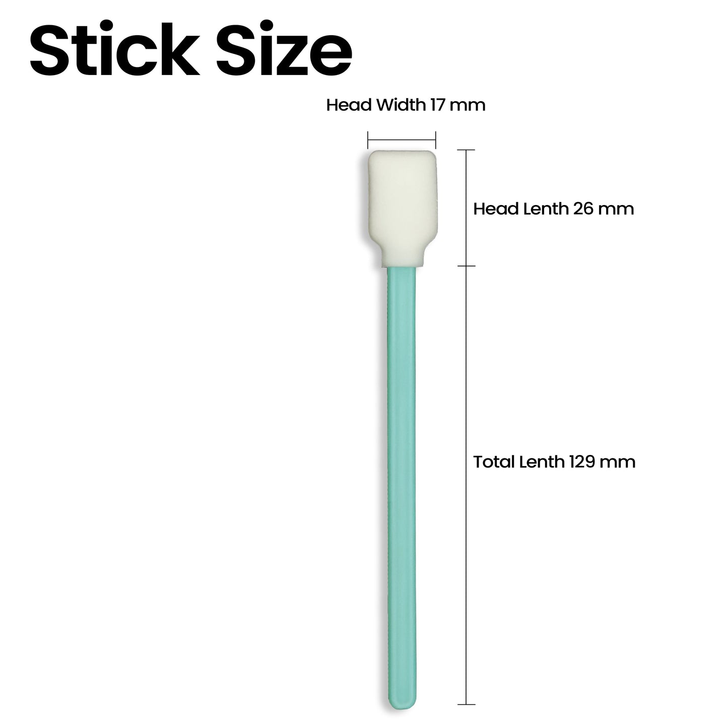Cleanroom Foam Cleaning Swab Sticks for Solvent Format Inkjet Printer Roland Optical Electrical Equipment
