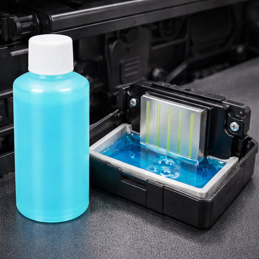 DTF Printhead Unblock Cleaning Solution 500ml – Nozzle Unclogging Fluid for DTF Printers