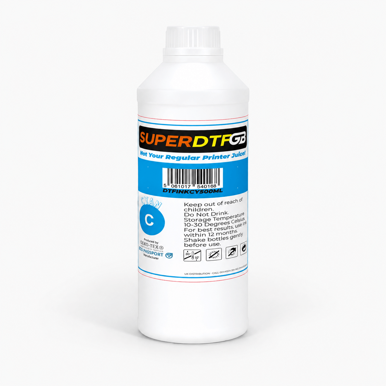 DTF Ink Cyan Blue