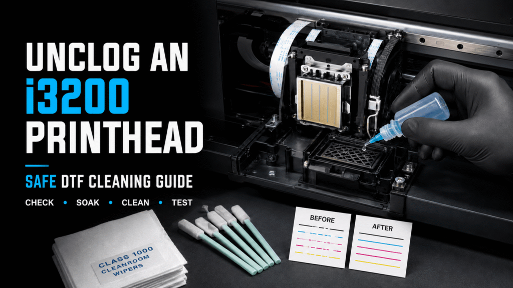 How to Unclog an Epson i3200 Printhead (DTF Guide UK)